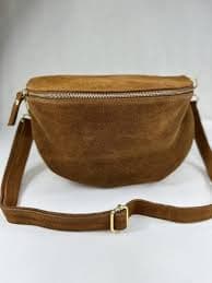 Large Suede Fanny Pack 30x20 Cm – Suede Leather Shoulder Bag, Elegant Women's Crossbody Bag, Minimalist Leather Fanny Pack - Etsy Israel