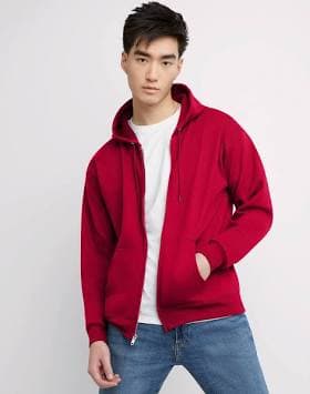 Hanes Men's EcoSmart Fleece Full-Zip Hoodie