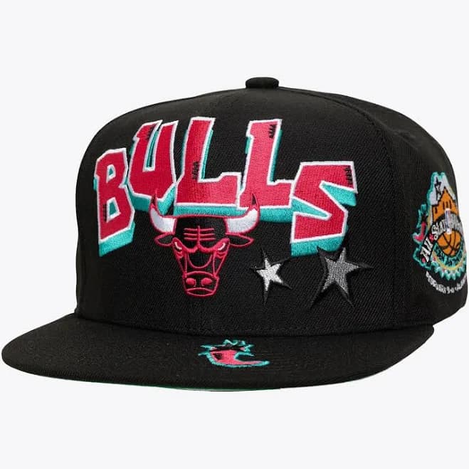Mitchell and Ness Chicago Bulls Hardwood Classics Stars Select Snapback Hat
