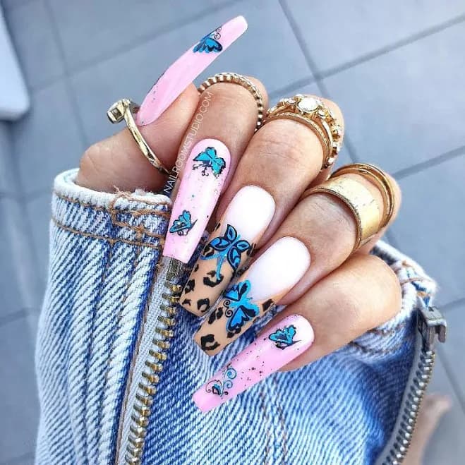 Mixing Styles Professional Press On Nails