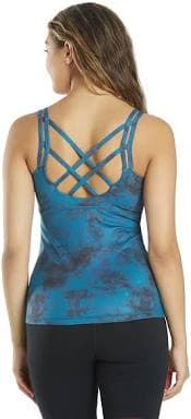 Everyday Yoga Women's Tie Dye Radiant Strappy Back Support Tank Top
