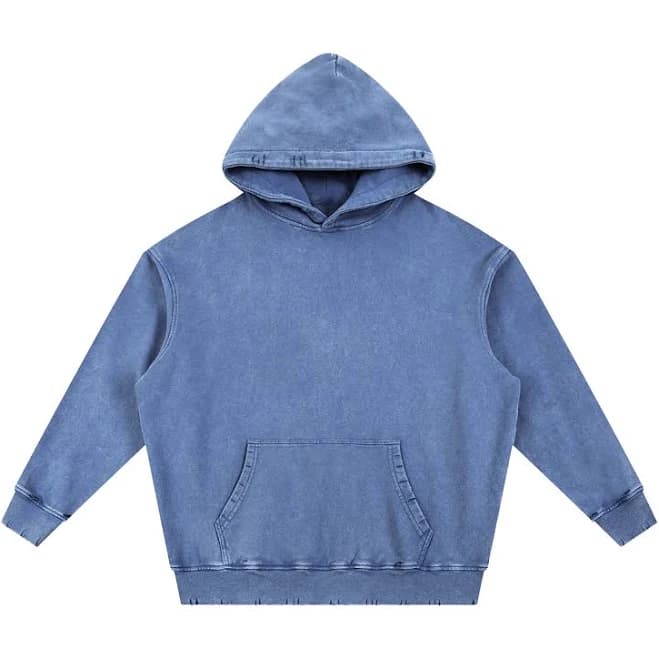 Goth Cloth Co. Hand- Frayed Heavyweight Hoodie