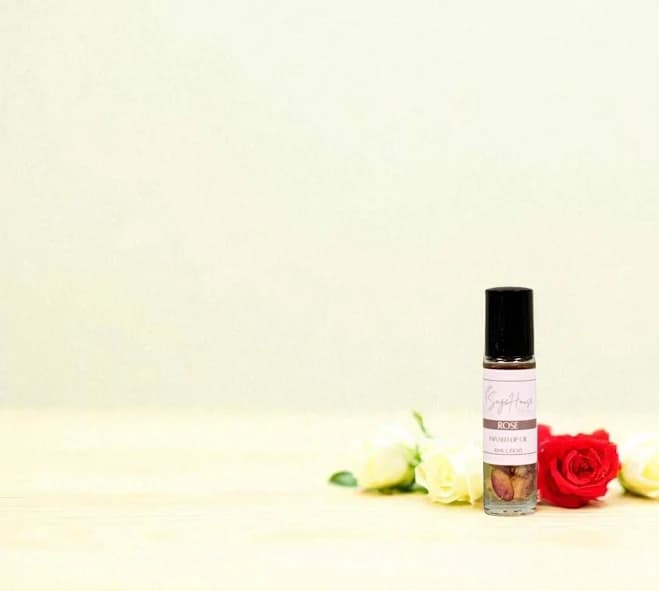 InfusedLip Oil - Premium Healing Lip Treatment with Dried Flowers | SageHouse Rose