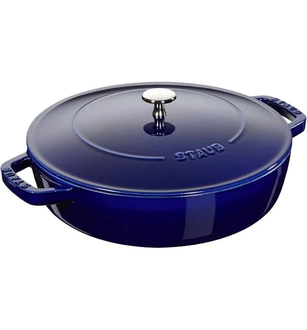 Staub Cast Iron Black Round Braiser