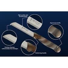 SMI Solingen 6-Piece Paring Knife Set with Serrated Stainless Steel Blades for Fruit and Vegetables - Walmart.com