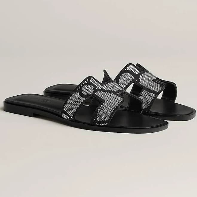 Hermès Oran Leather Sandals