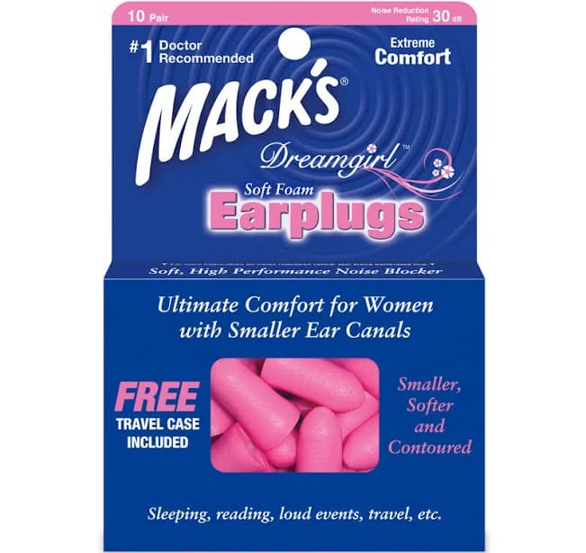 Mack's Dreamgirl Soft Foam Earplugs