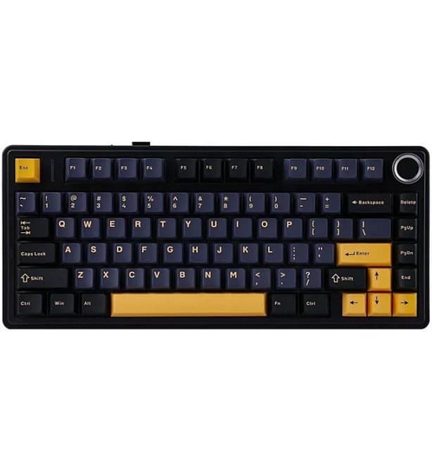 AULA F75 81-Key Wireless Hot Swappable, Gaming, RGB, Knob, 4000 mAH Battery, Normal/Patterned Keycap