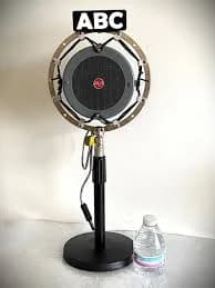Custom Vintage 1940's Style Ring Suspension Dynamic Microphone-Big & Bold! (ABC)