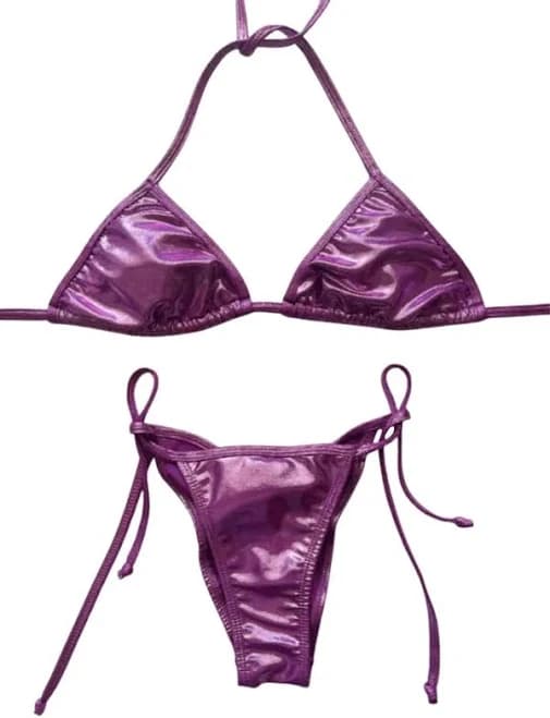 Metallic Bikini Set