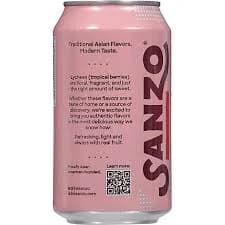 Sanzo Tropical Berry Lychee Sparkling Water 12 fl oz