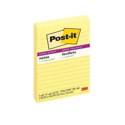 3M Post-it Super Sticky Notes