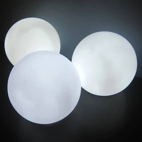 LED Ball Orb Lamps with Glowing White Light
