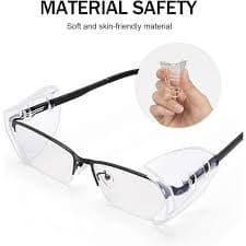 Fostbeen Safety Glasses Side Shields for Prescription Glasses, Slip on Clear Eye Glasses, Fits Small to Large Eyeglasses - Walmart.com