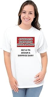 AI Generated Surprise Mystery Design Shirt, Black, Red, Charcoal, Navy, White, or Royal. Customized tee Shirt