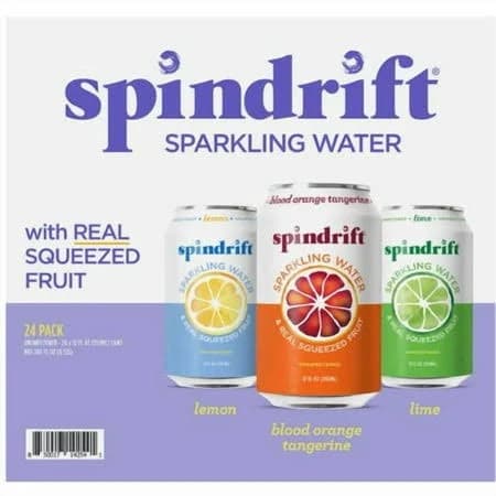 Spindrift Sparkling Water Variety Pack 12 fl.. oz. 24 pk.