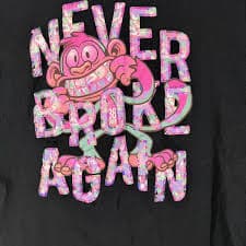 Never Broke Again Short Sleeve T-shirt Men's Size XL Pink Monkey Graphic Print. | eBay
