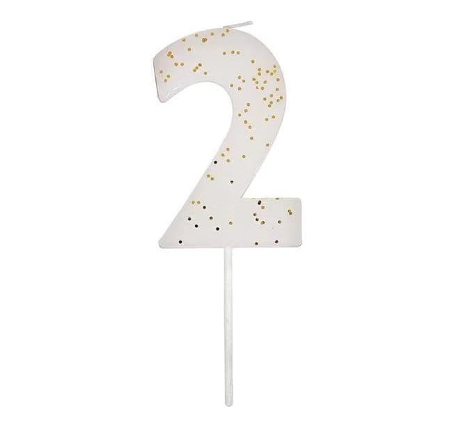 Meri Meri Colored Number Candle