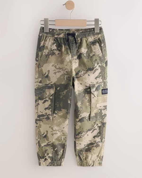 Next Camo Loose Fit Cargo Trousers for Boys