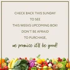 Organic Produce Box