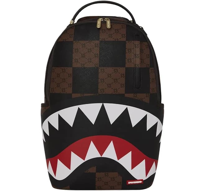 Sprayground Enlarged Check Paris DLXSV Backpack