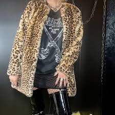 DVF Diane von Furstenburg leopard faux fur coat Size... | Depop
