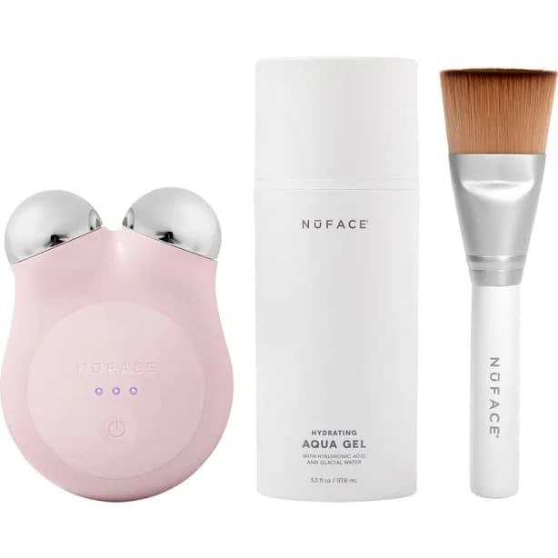 NuFACE Mini+ Smart On-The-Go Facial Toning Starter Kit