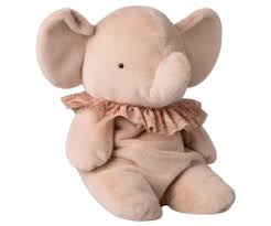 Elephant plush, Big - Powder - Maileg USA