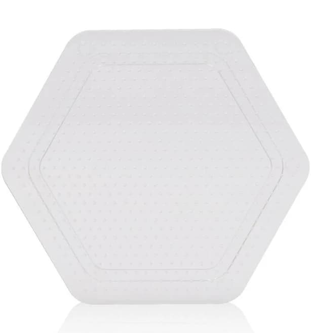 Artkal Clear Small Hexagon Pegboard for Mini 2.6mm Beads