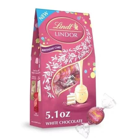 Lindor Lindt Birthday Cake Chocolate Candy Truffles