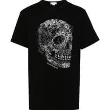 Alexander McQueen | Shirts | Alexander Mcqueen Black Skull Tshirt | Poshmark