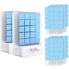 Misopily Double-Sided Flying Insect Sticky Trap, Plug-in Light Bug Catcher Killer for Fruit Fly, Mosquito with 2 Devices 6 Cards PH04128B052 - The Home Depot