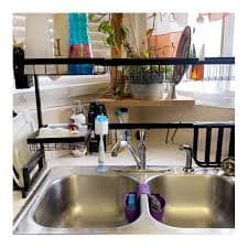 TOOLKISS Stainless Steel Over the Sink Dish Rack & Reviews | Wayfair