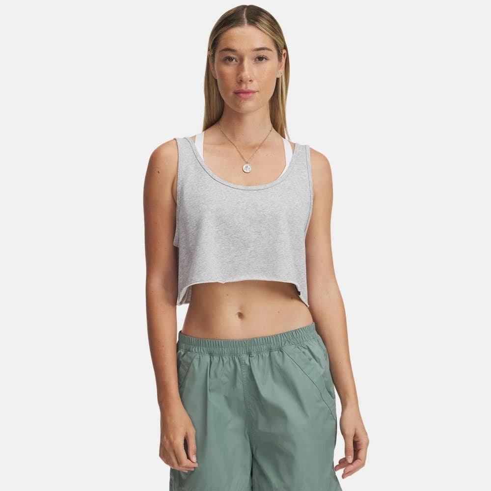 Under Armour Women's Icon Terry Crop Tank