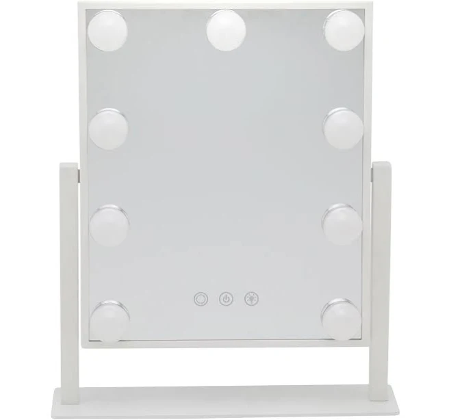 GloTech Thinkspace Beauty Counter-Top 9 Bulb LED Hollywood Mirror