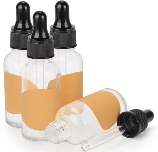 Stonylab Transparent Glass Dropper Bottle 15–120ml 30 ml