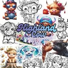 Amazon.com: Fancy Cow Portraits: A Coloring Book For Cow Enthusiasts: 9798876078780: Star Grunge Factory: Books