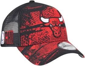 Chicago Bulls New Era 2024 Tip-Off A-Frame Trucker Hat