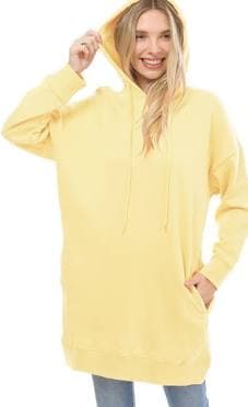Casual Long Sleeve Fleece Hoodie
