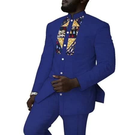 Men's African Dashiki Trousers Suit
