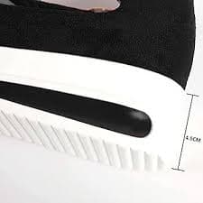 Amazon.com: Womens Closed Toe Sandals Ladies Mid Wedge Heel Platform Buckle Up Ankle Strap Espadrille Sandals Summer Retro Round Head Suede Outdoor Beach Sports Shoes,Black,35 : Clothing, Shoes & Jewelry