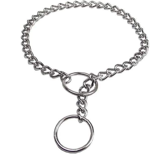 Hamilton Fine Choke Chain Dog Collar