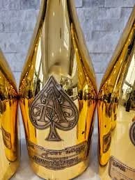 ARMAND de BRIGNAC (Ace of Spades) Gold Champagne Bottle - Empty Free Delivery to Mainland UK