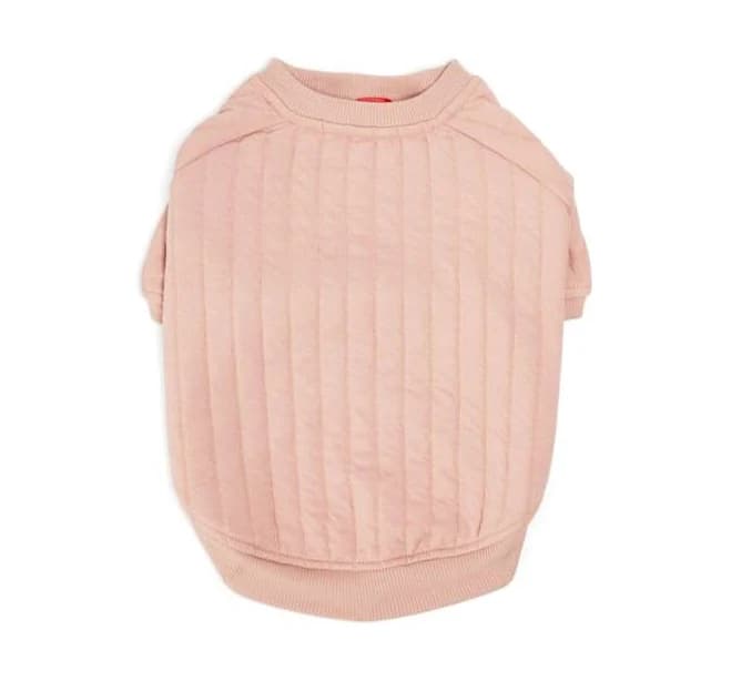 Reddy Quilted Crewneck Sweater