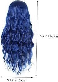 Amazon.com : CIMAXIC Long Curly Wavy Wig Front Wig Halloween Hairpiece Middle Part Hairpiece : Beauty & Personal Care
