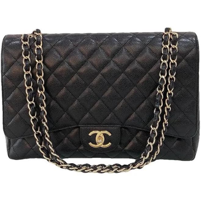 CHANEL Caviar Classic Flap Maxi Bag