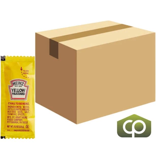 Heinz Yellow Mustard Packets