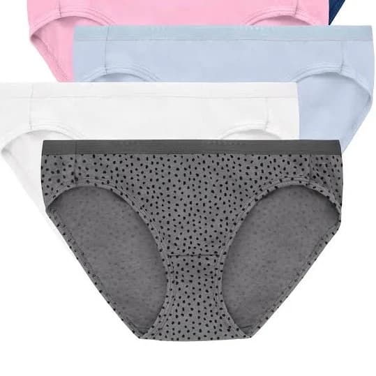 Hanes Ultimate Breathable Cotton Bikini Underwear 6-Pack Women's 42H6CC
