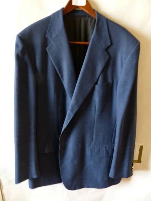Ballantyne Navy Blue Mens Suit Jacket With Gold Buttons Us Mens 50