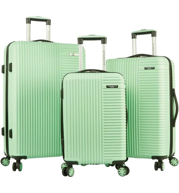 Travelers Club Basette 3-Pc. Hardside Luggage Set
